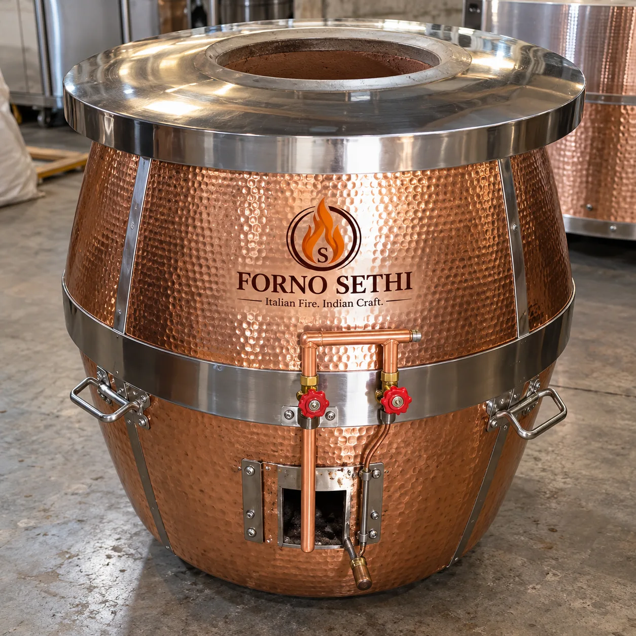 Copper Hammered Tandoor manufacturer