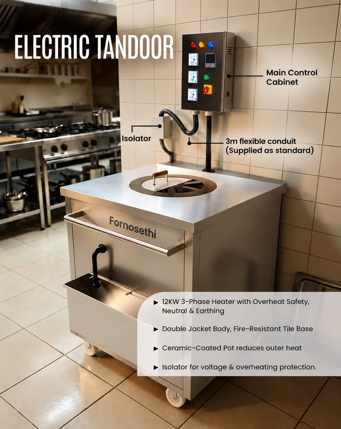 Electric Commercial Tandoor manufacturer